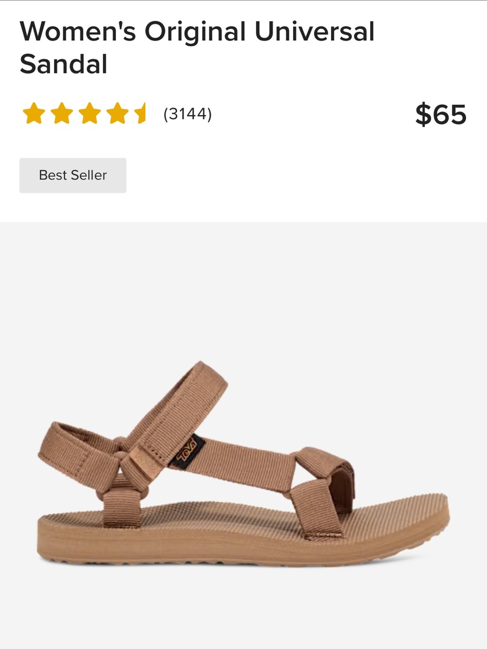 Teva Women's Original Universal Sandal - Tan/Brown